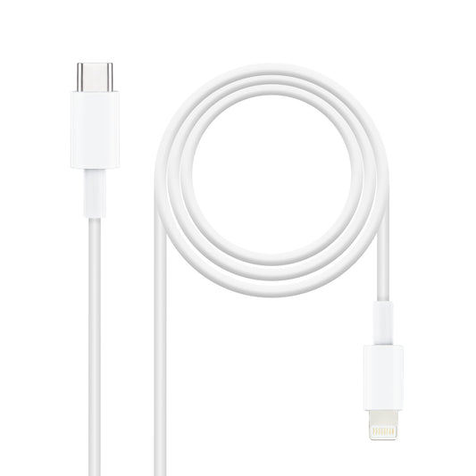 Nanocable Lightning/M to USB-C/M 50cm White (10.10.0600)