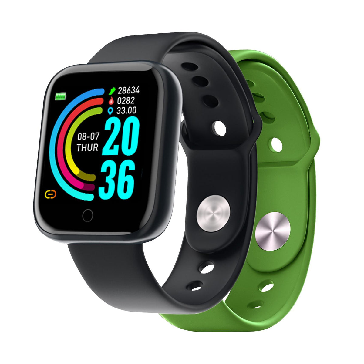 Smartwatch CELLY 1.44" BT Negro/Verde (TRAINERBEATGN)
