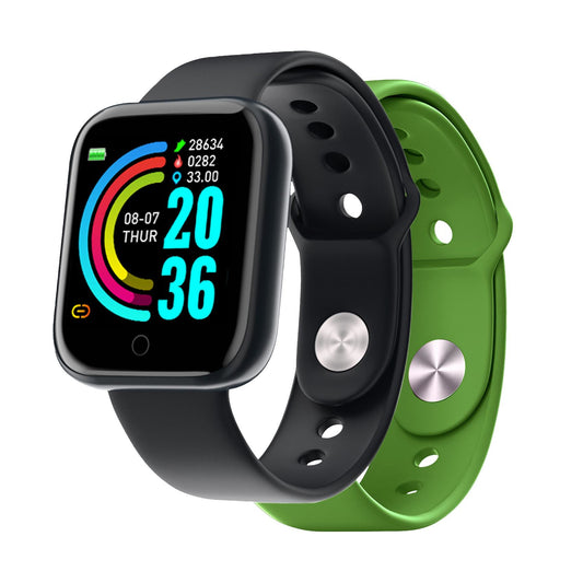 Smartwatch CELLY 1.44" BT Black/Green (TRAINERBEATGN)