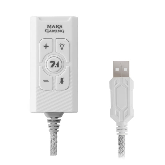 Mars Gaming 7.1 USB 1.5m White Sound Card (MSC2W)