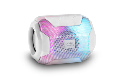 Mars Gaming 10W mUSB BT 5.0 White Speaker (MSBAXW)