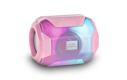 Altavoz Mars Gaming 10W mUSB BT 5.0 RGB Rosa (MSBAXP)