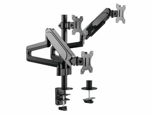 Desk Mount EQUIP 3-Arm 17-27" Tilt/Swivel(EQ650134)