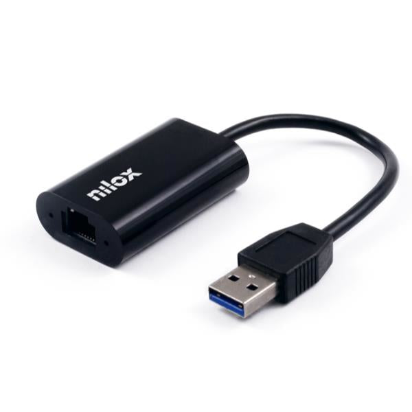 Adaptador de red NILOX USB-A a Ethernet RJ45 (NXADAP05)