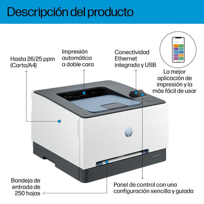 Impresora HP Color LaserJet Pro 3202dn A4 color