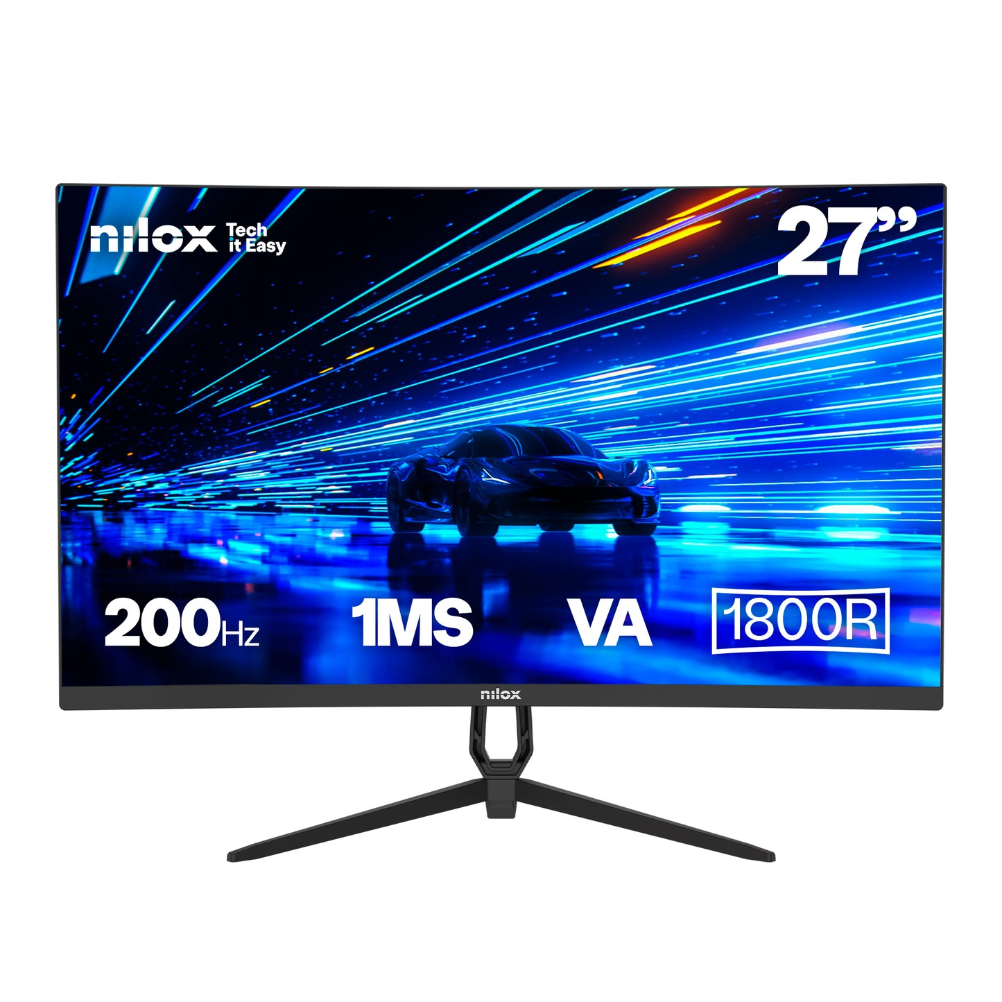 Monitor NILOX 27" VA FHD 165Hz Curvo (NXM27CRV2001)