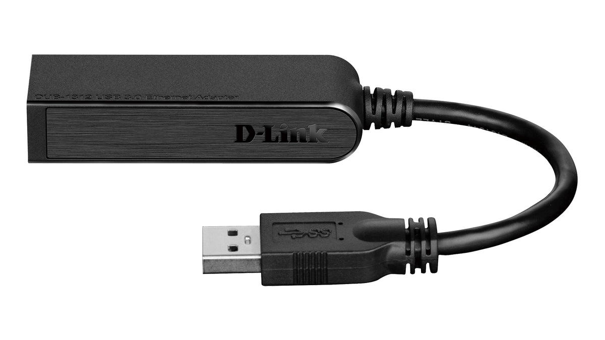Adaptador de Red D-Link USB 3.0 a RJ45 Negro (DUB-1312)