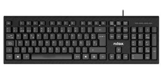 NILOX USB Black Keyboard+Mouse (NXKME0011)