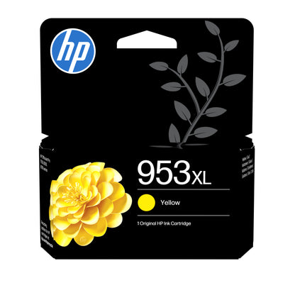 HP 953XL Amarillo Cartucho de Tinta Original - F6U18AE. 1.600 Paginas