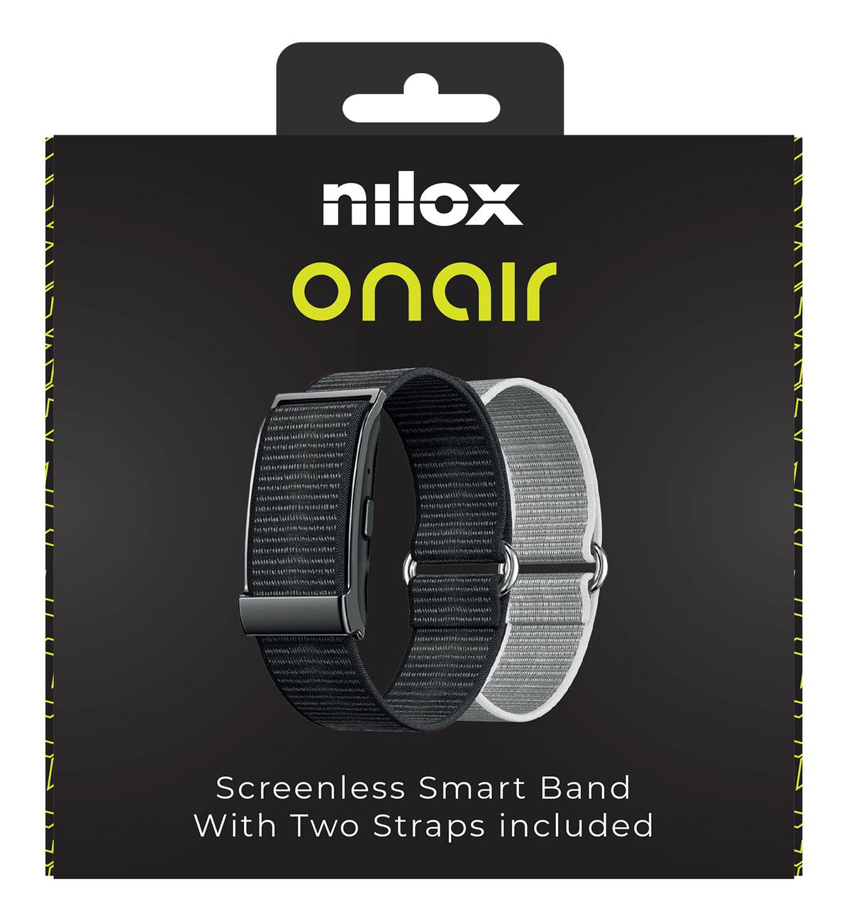 Smartband Nilox Onair Screenless 2 Correas Negro-Gris