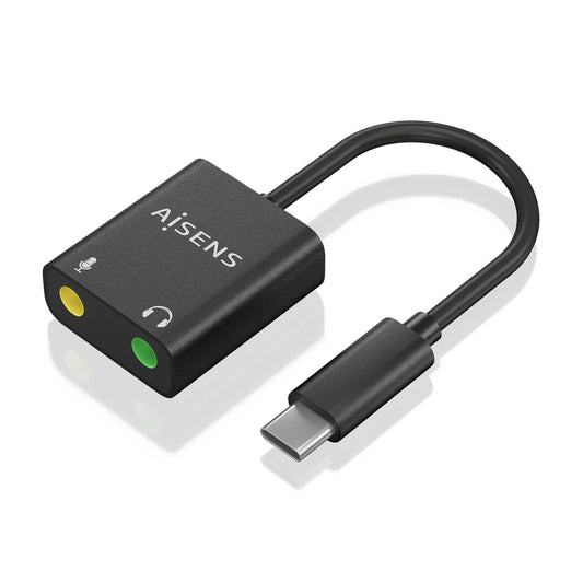 AISENS USB-C/M to 2x3.5mm Sound Card (A109-0767)