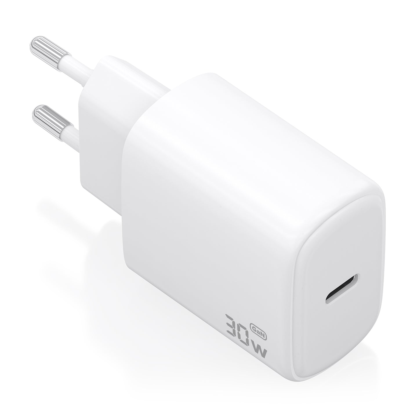 Cargador Pared AISENS GaN 1USB-C 30W Blanco (A110-0975)