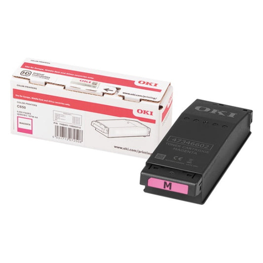 OKI C650 Magenta Original Toner Cartridge - 9006128