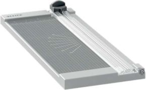 Cizalla precision home a4 para corte de papel hasta 8 hojas cabezal de corte con cuchilla fija color gris