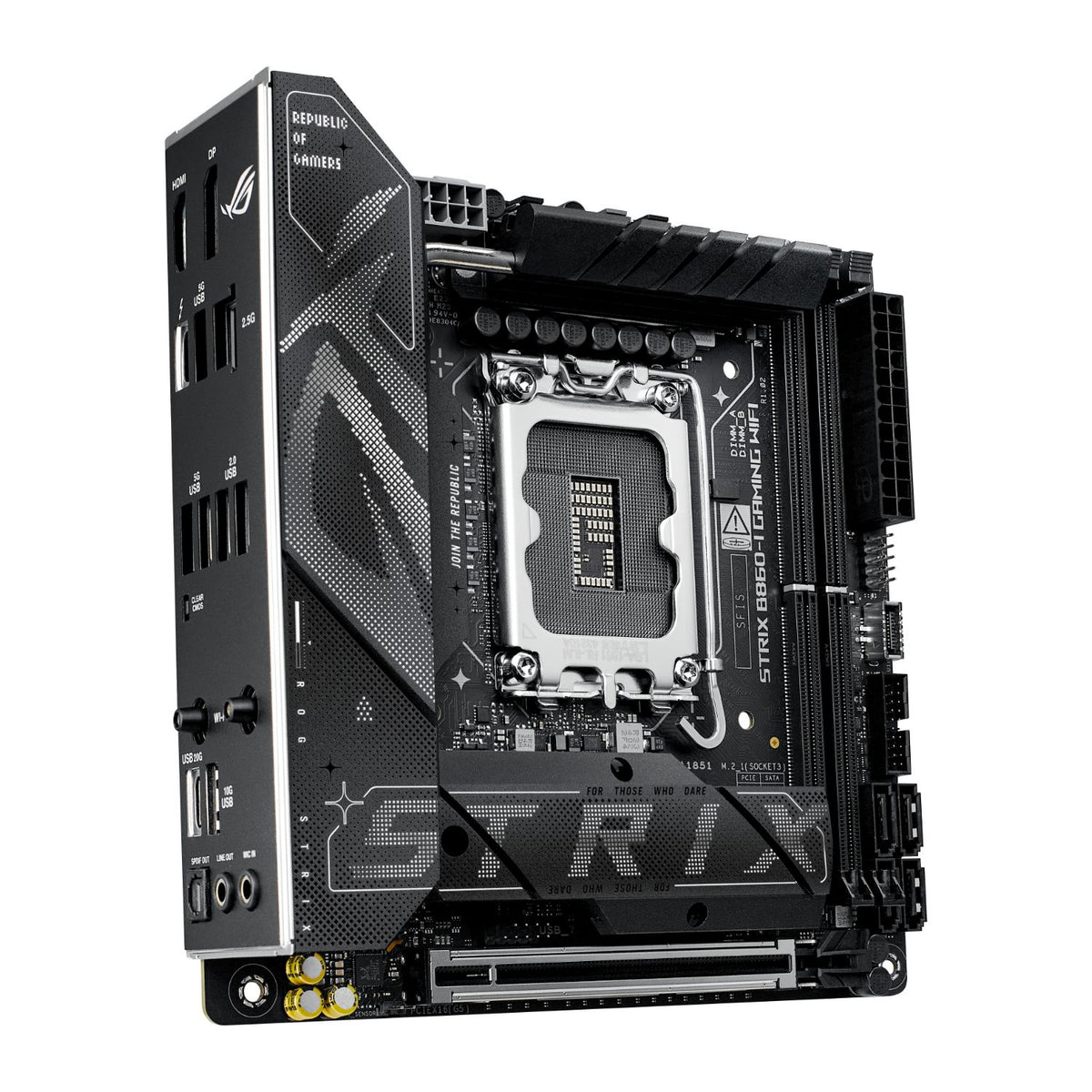 ASUS ROG STRIX B860-I GAMING WIFI: (LGA1851) 2DDR5 HDMI