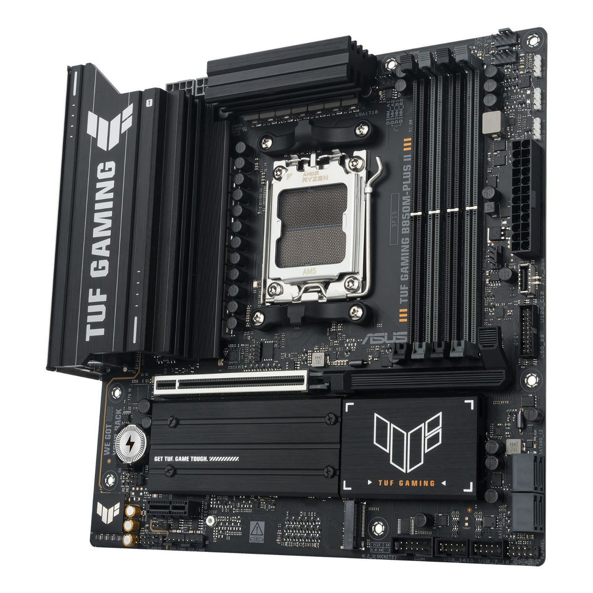 ASUS TUF GAMING B850M-PLUS II:(AM5) 4DDR5 HDMI DP mATX