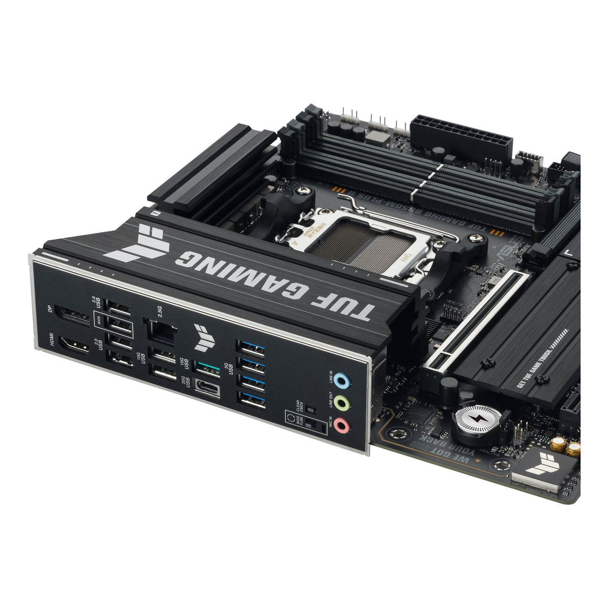 ASUS TUF GAMING B850M-PLUS II:(AM5) 4DDR5 HDMI DP mATX