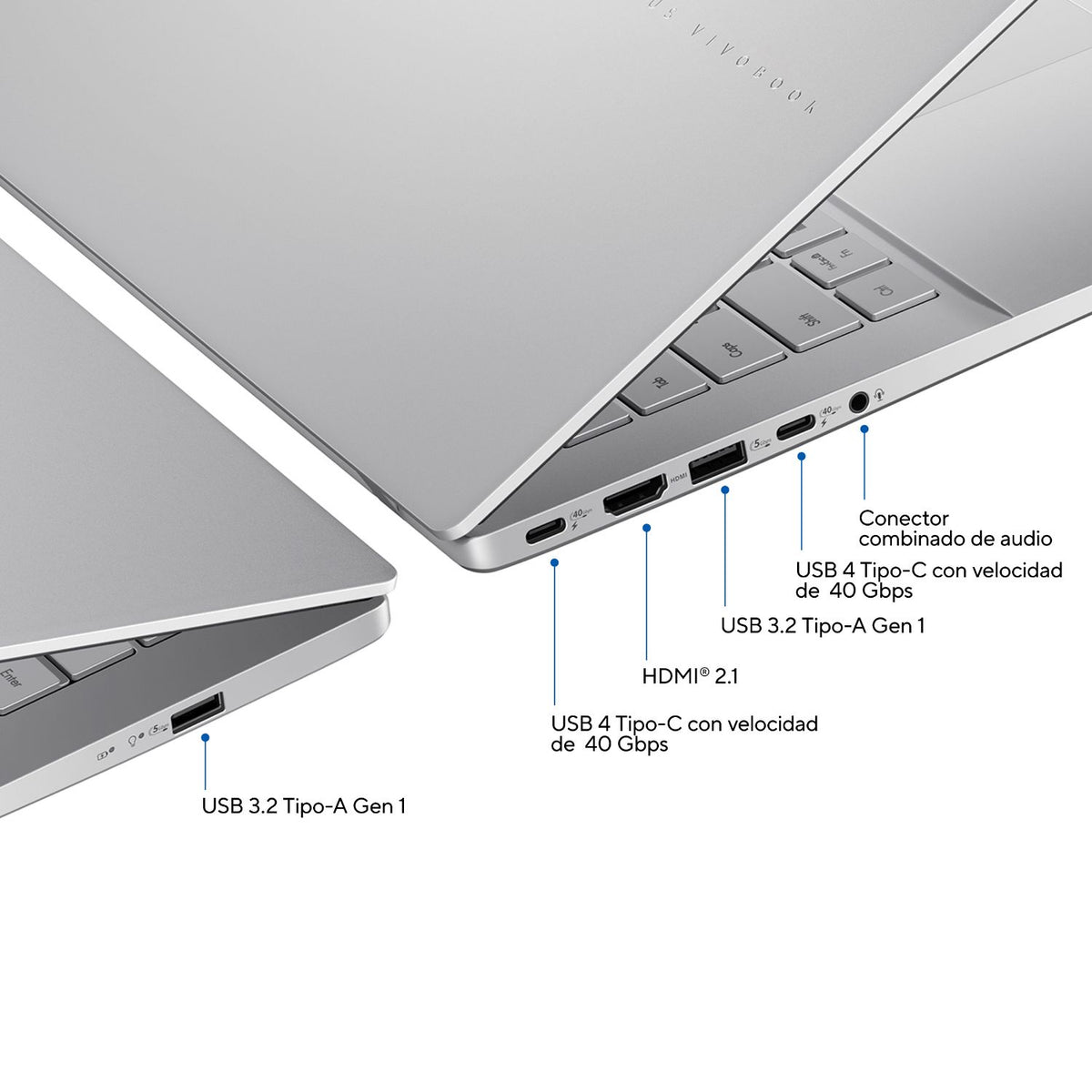 ASUS S3407CA-LY125 U7-255H 16Gb 512Gb 14" No-OS Plata