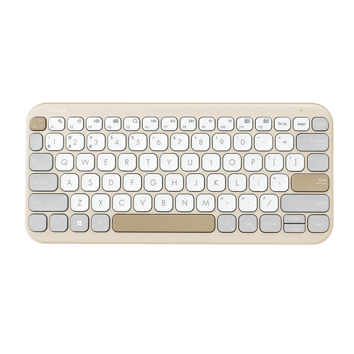 Teclado ASUS Marshmallow KW100 Beige