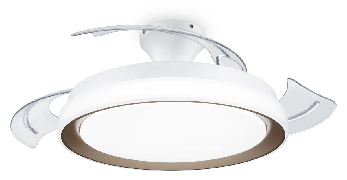 Ventilador Techo Philips + Plafón Blanco (929004081801)