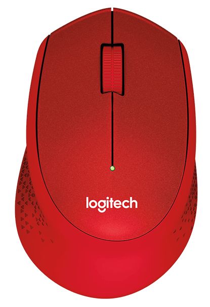 Ratón LOGITECH M330 Silent RF 1000dpi Rojo (910-004911)