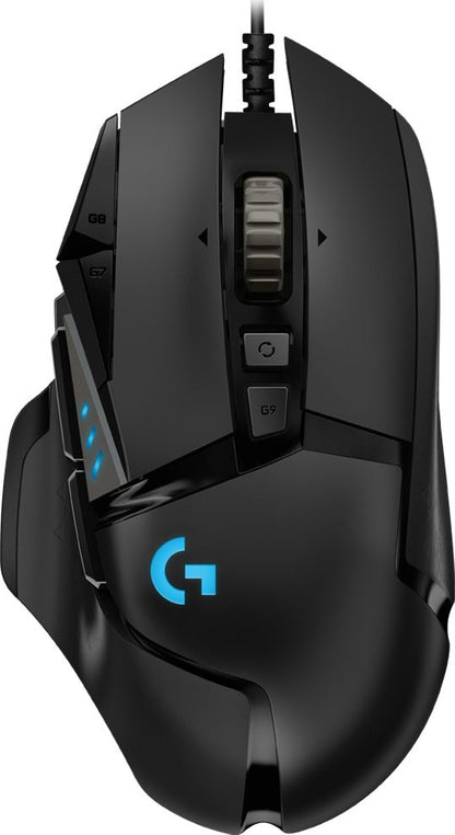 Ratón Gaming LOGITECH G502 25600dpi Negro (910-005470)