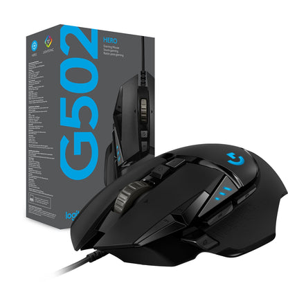 Ratón Gaming LOGITECH G502 25600dpi Negro (910-005470)