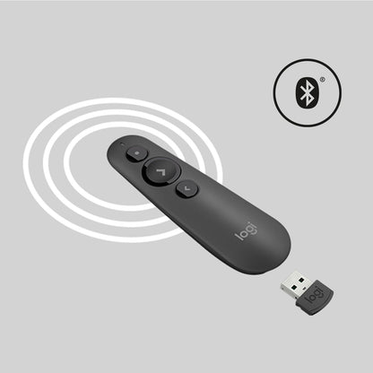 Presenter LOGITECH R500 Láser RF/BT Grafito(910-005843)