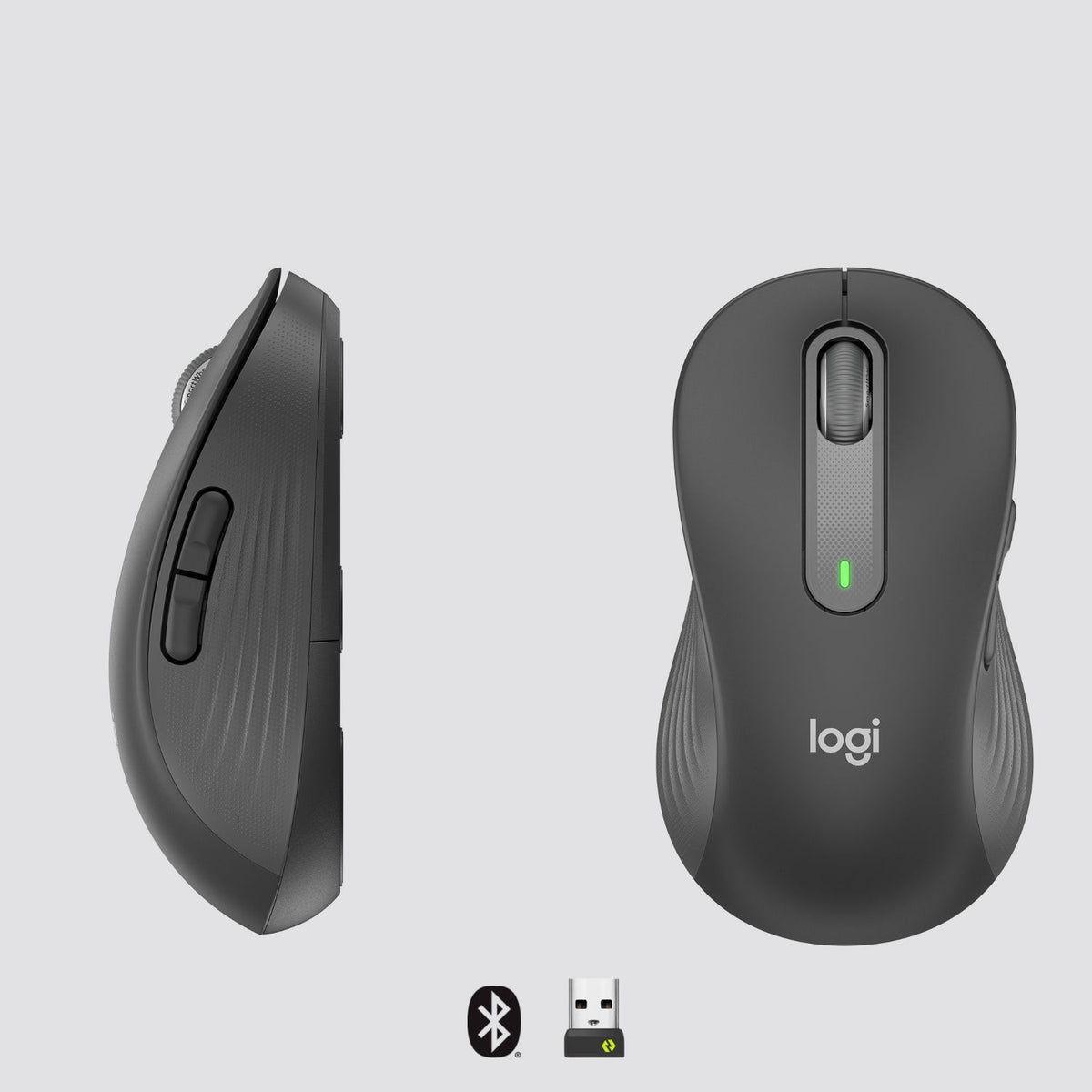 Ratón LOGITECH M650 RF BT Grafito (910-006239)