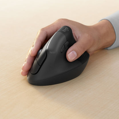 Ratón LOGITECH Vertical RF BT Grafito (910-006494)