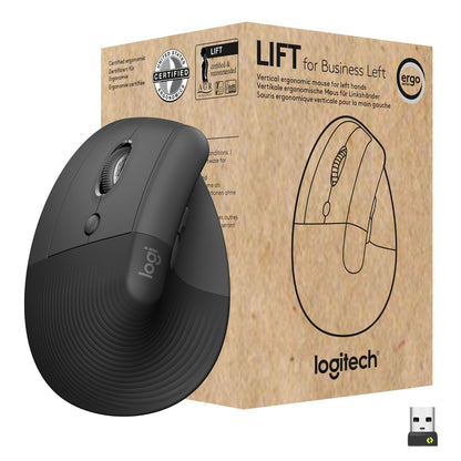 Ratón Vertical LOGITECH Lift RF BT Grafito