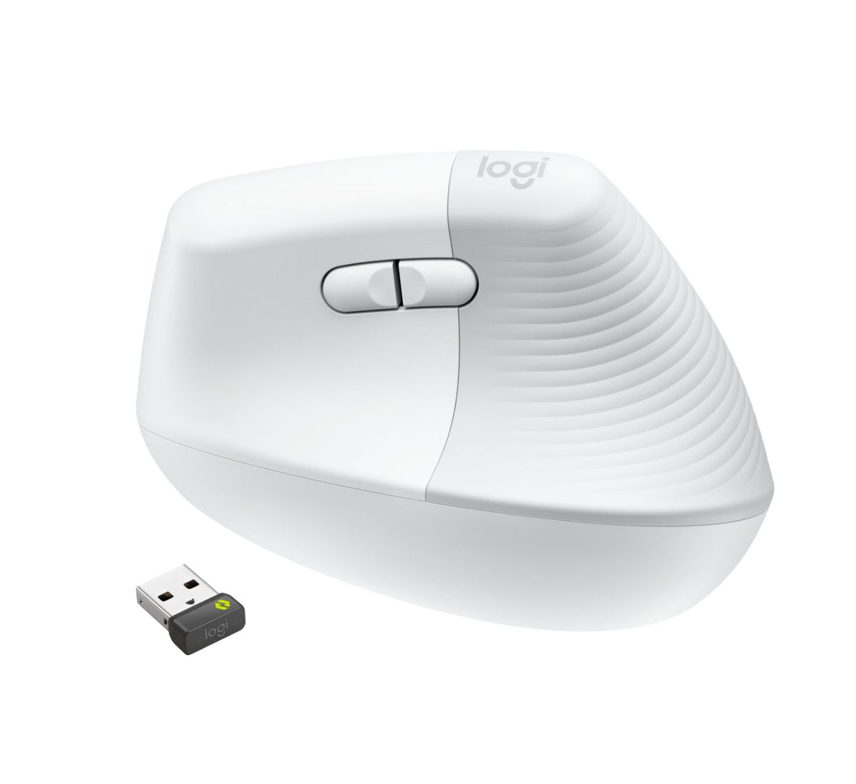 Ratón Vertical LOGITECH Lift RF BT Blanco