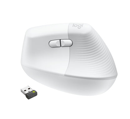 Ratón Vertical LOGITECH Lift RF BT Blanco