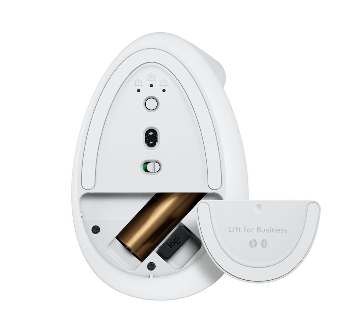 Ratón Vertical LOGITECH Lift RF BT Blanco