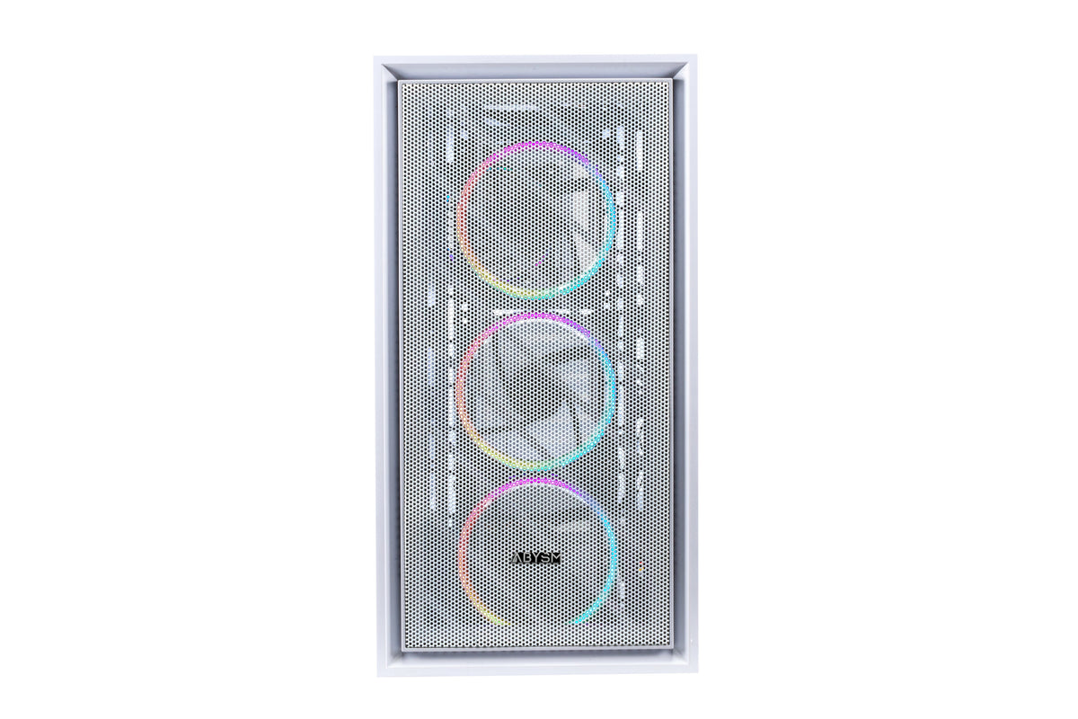 Caja Gaming Abysm Danube Kamp RGB ATX Blanca (AB812108)