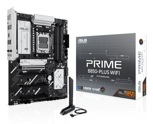ASUS PRIME B850-PLUS WIFI: (AM5) 4DDR5 USB DP HDMI ATX