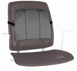 Respaldo de espuma ergonomico smart suites con correa ajustable gris