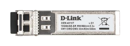 Módulo Transceptor D-Link MMF SFP+ Plata (DEM-431XT)
