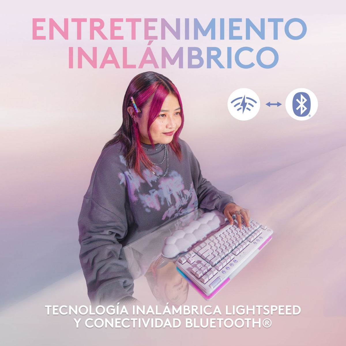 Teclado LOGITECH G715 RF Bluetooth Blanco (920-010685)