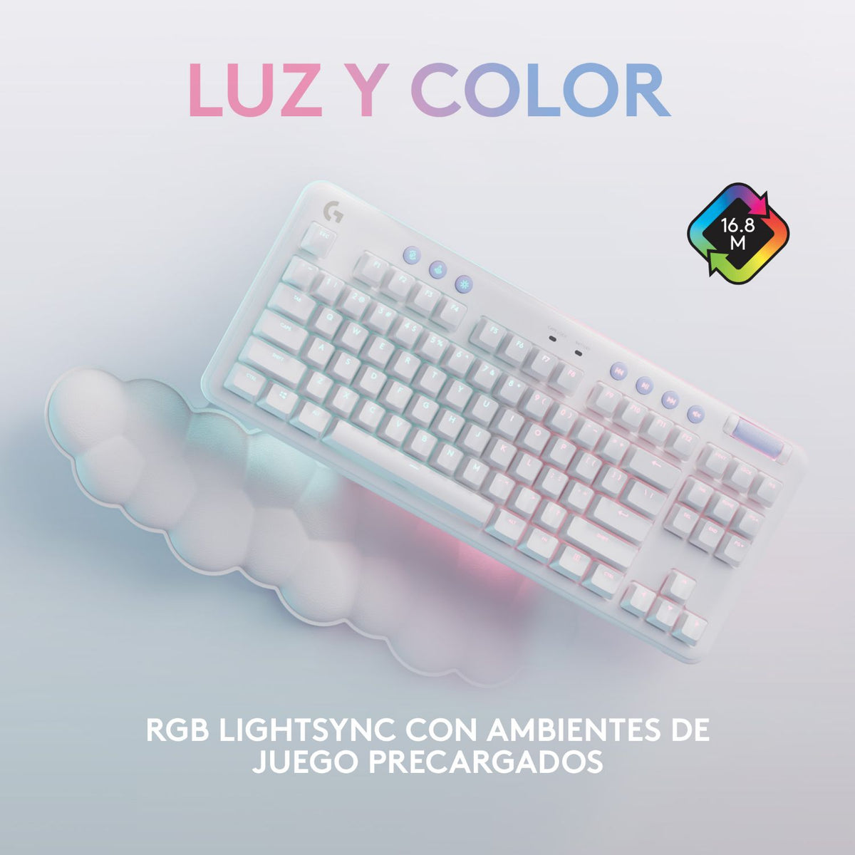 Teclado LOGITECH G715 RF Bluetooth Blanco (920-010685)