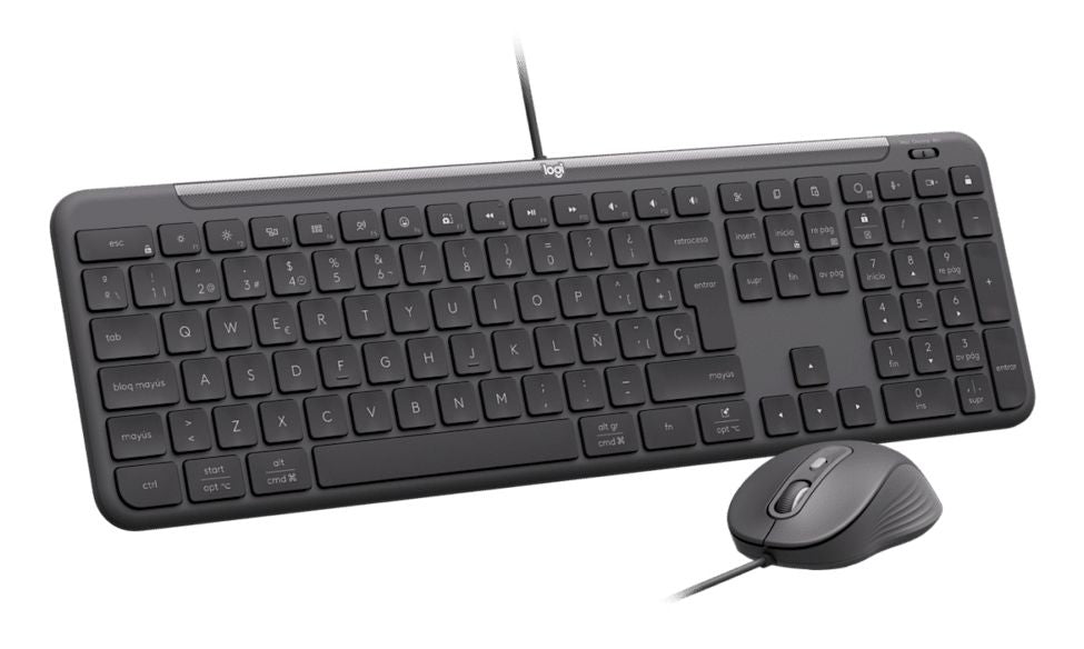 Teclado+Ratón LOGITECH Slim Wired MK620
