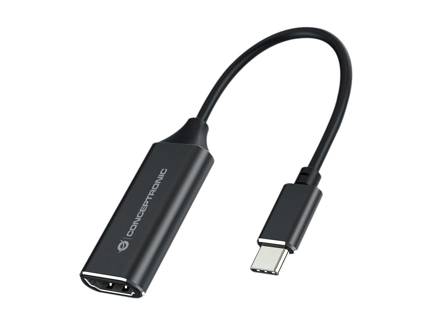 Adaptador CONCEPTRONIC USB-C a HDMI Negro (ABBY03B)