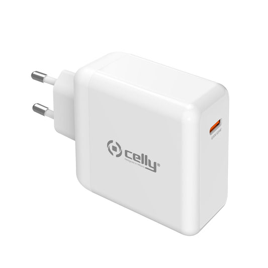 CELLY 65W 1xUSB White Wall Charger (TC1C65WGANWH)