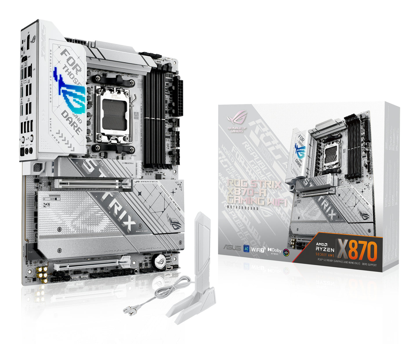 ASUS ROG STRIX X870-A GAMING WIFI: (AM5) 4xDDR5 HDMI ATX