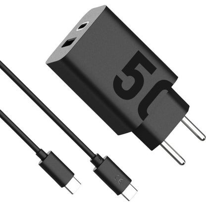 Motorola 50W USB-A/C Black Wall Charger (SJMC502)