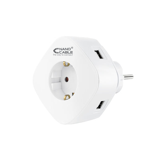 Nanocable Wall Charger 1USB-A 1USB-C (10.37.0003)