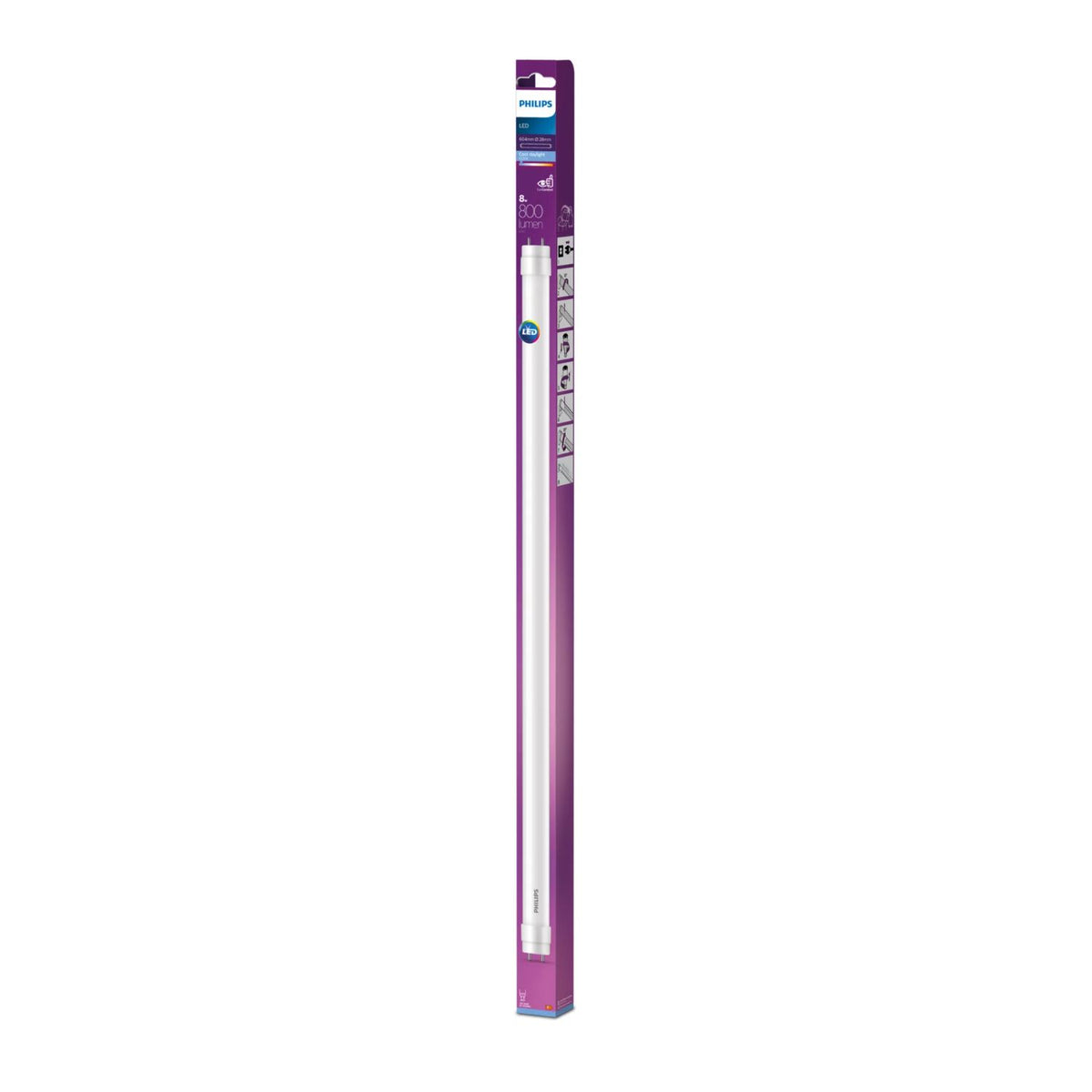 Tubo Philips LED 8W T8 G13 6500K 800L (929001276321)