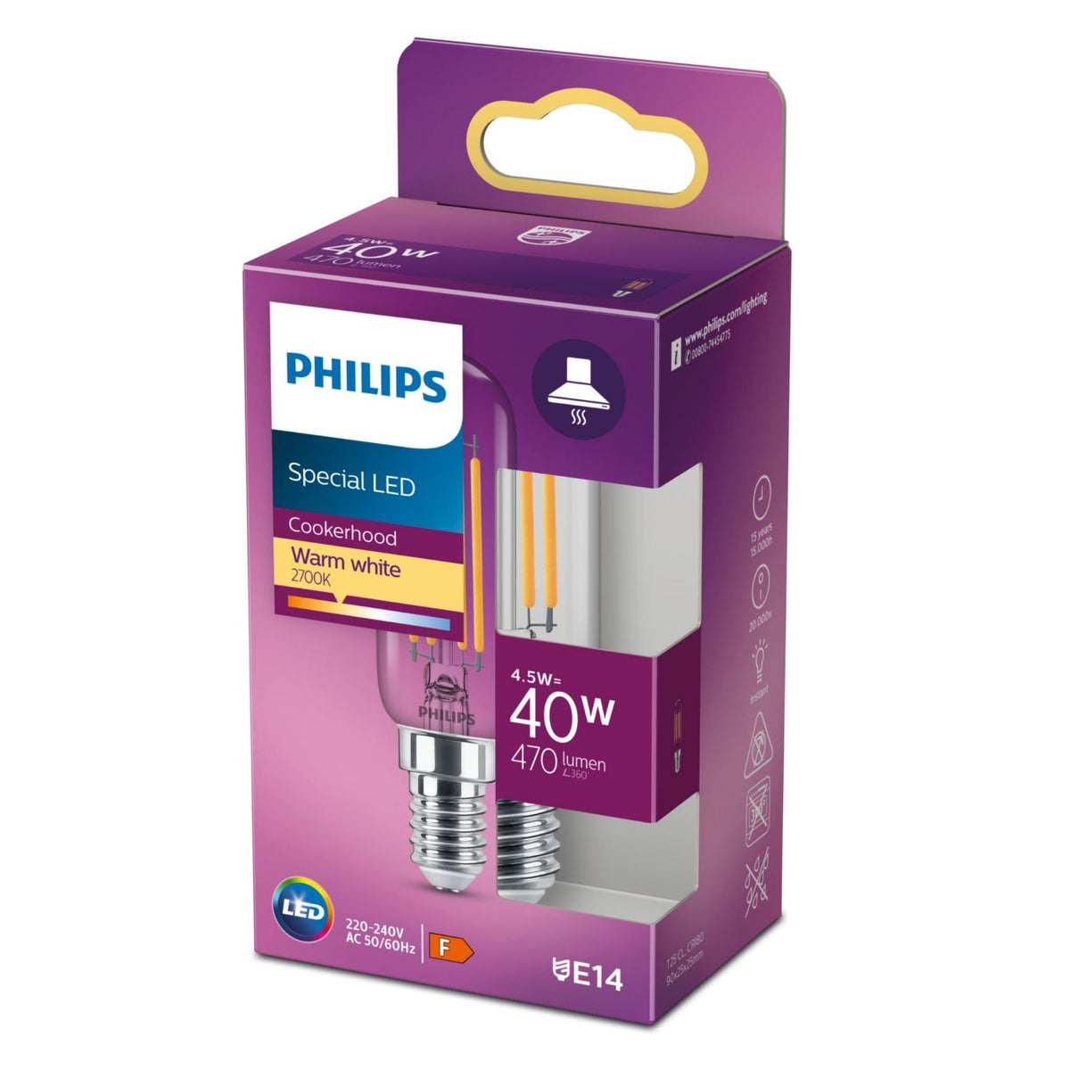 Bombilla Philips LED Classic 40W E14 (929001956728)