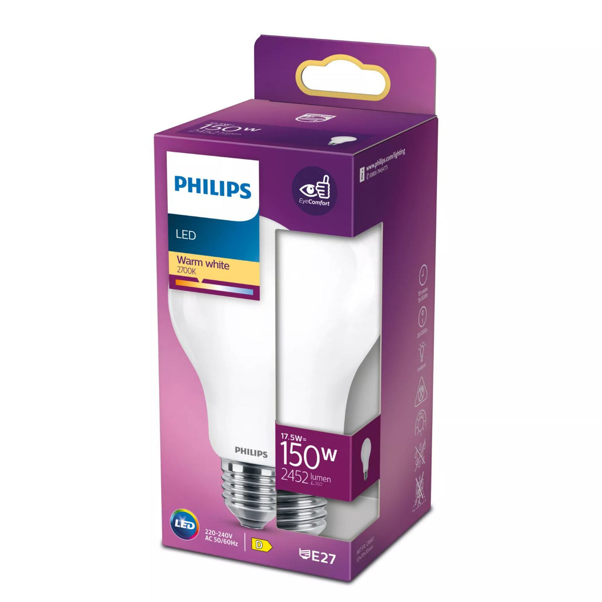 Bombilla Philips LED Classic 150W E27 (929002372601)