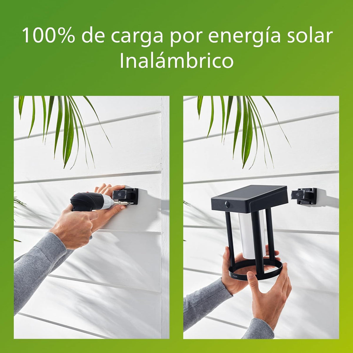 Aplique Pared Philips Fyce Solar 1.5W (929003364701)